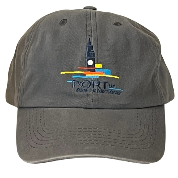 Port of San Francisco Adjustable Baseball Cap - Picture 1 of 14